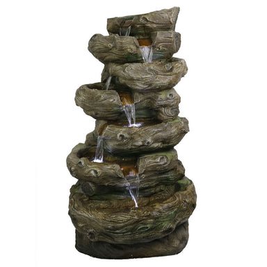 Driftwood Cascade Fountain Main View
