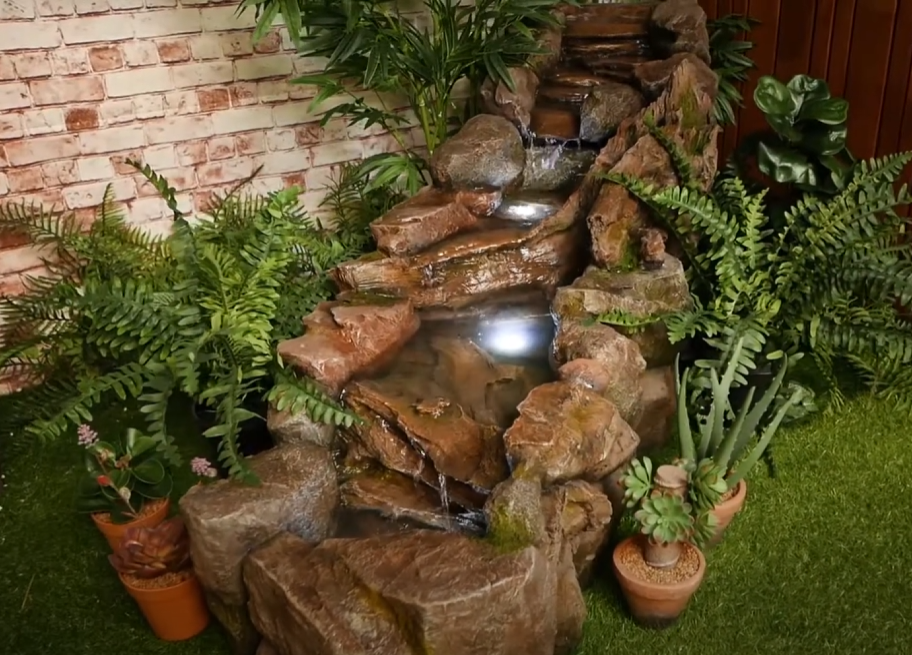 Rock Nature Creek fountain Water Flow