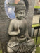 Radiant Meditate Buddha with Rain Effect Water Feature Fountain Left View