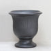 Real Bronze Finish Striated Anduze Urn front view