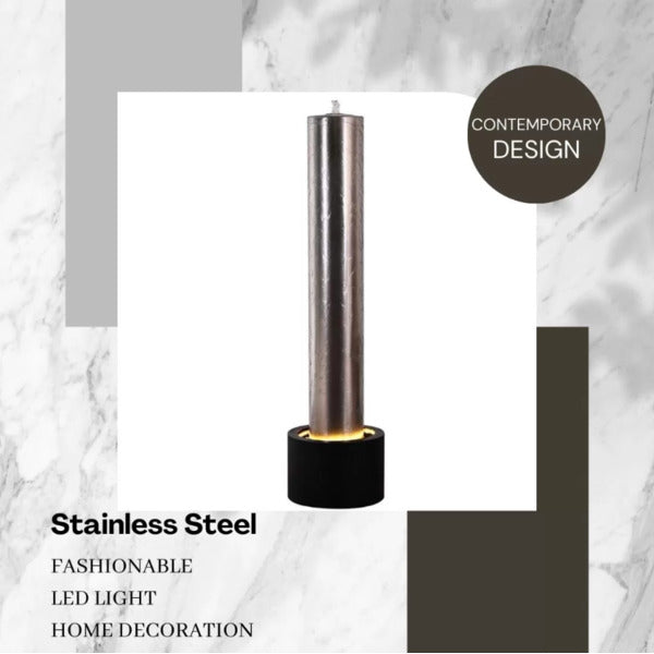 Stainless Steel Pillar Water Feature Fountain Features