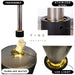 Stainless Steel Pillar Water Feature Fountain Four Views