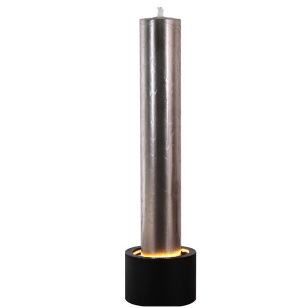 Stainless Steel Pillar Water Feature Fountain Mainview