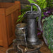 Tap on Buckets Water Feature Fountain Pump View