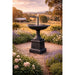 Toulouse Cast Iron Fountain sit with mountain background