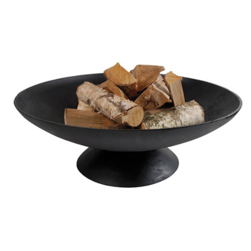 Black Cast Iron 78cm Fire Pit Bowl