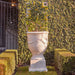 Verona Urn Pedestal Sandstone Front view