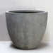 Wide Lip Egg Pot in natural cement color