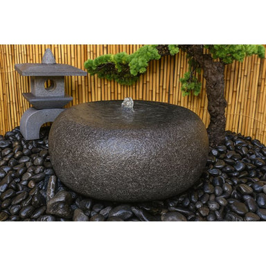 Yamikawa Japanese Bowl Bubbling Water Feature in the garden