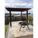 artfirepit sits near pagola