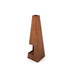 behind view of Corten Steel Fire Pit – The Obelisk