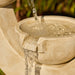 close view of Crescent Twin Bowls Fountain