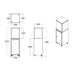 dimension of como gas fire pit