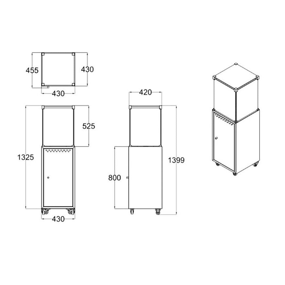 dimension of como gas fire pit