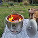 fire flame and fire pit