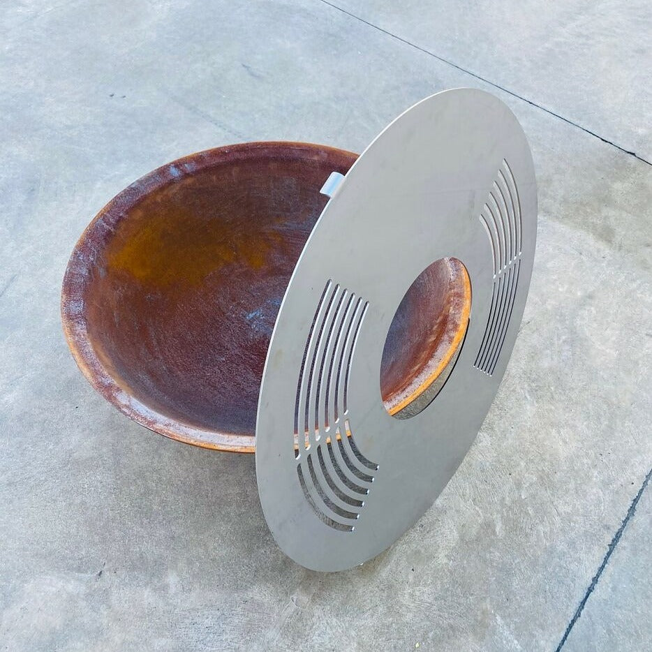 fire pit and hotplate