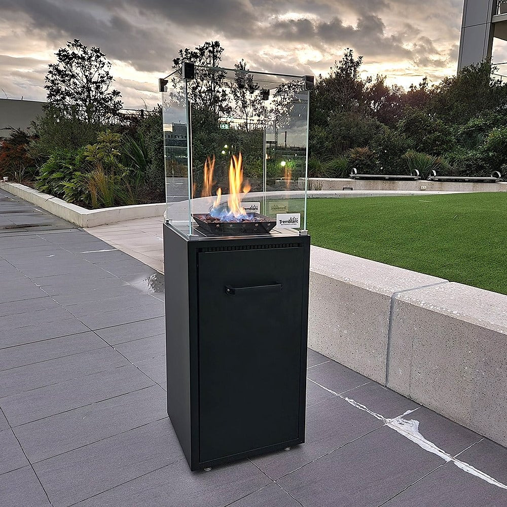 fire pit in the yard