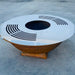fire pit with hotplate