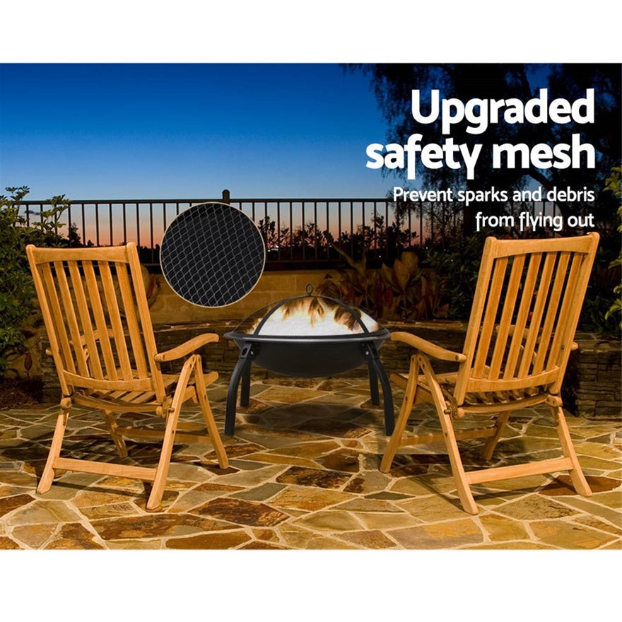 FlameNest Portable Charcoal Grill and Smoker Fire Pit: Your Ultimate Outdoor Cooking Companion