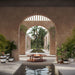 indoor patio and Corten Steel Fire Pit – The Sovereign