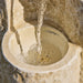 inside the bowl of Twin Echo Falls Fountain