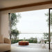ocean view background with Corten Steel Fire Pit – The Vault