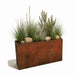 plants in the Corten Steel Sentinel Garden Planter Pot Range