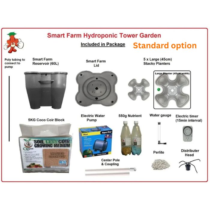 showing standard option