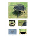 showing the fire pit parts