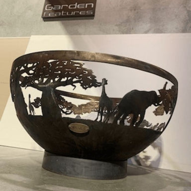 side view of Africa Fire Pit Bowl
