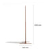 side view size of Corten Steel Garden Screen – The Wildcat