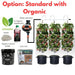 standard with organic option