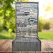 stone wall water feature outdoor View