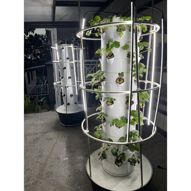 two Air Stacky Aeroponic Tower Garden with LED