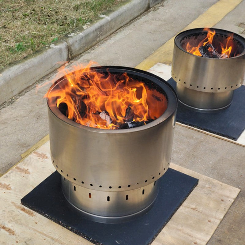 two fire pits