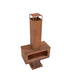 upper view of Corten Steel Fire Pit – The Ironclad