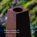 upper view of Corten Steel Fire Pit – The Obelisk