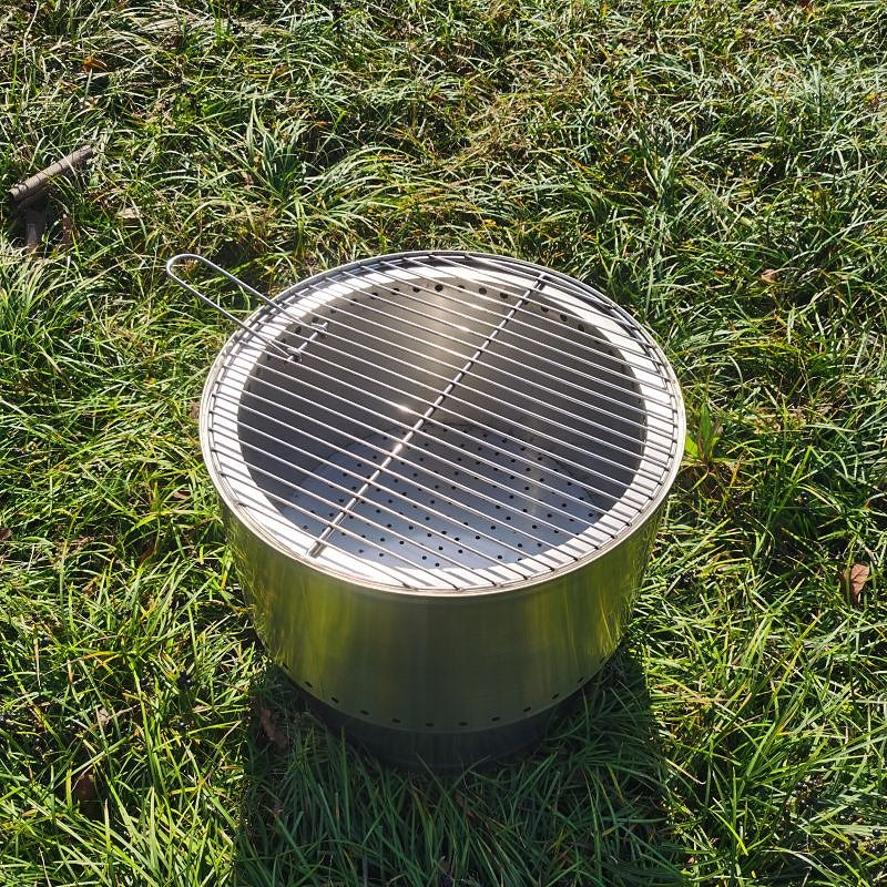 upper view of fire pit