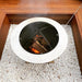 upper view of the fire pit