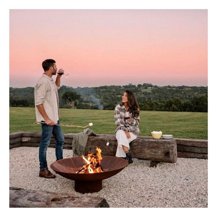 wine and Cauldron Fire Pit