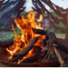 wood fire and Corten Steel Fire Bowl – The Phoenix