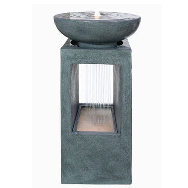 Abstract Bowl and Rain Water Feature Fountain Main