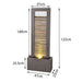 Raining Shower Panel Water Feature Fountain Dimensions