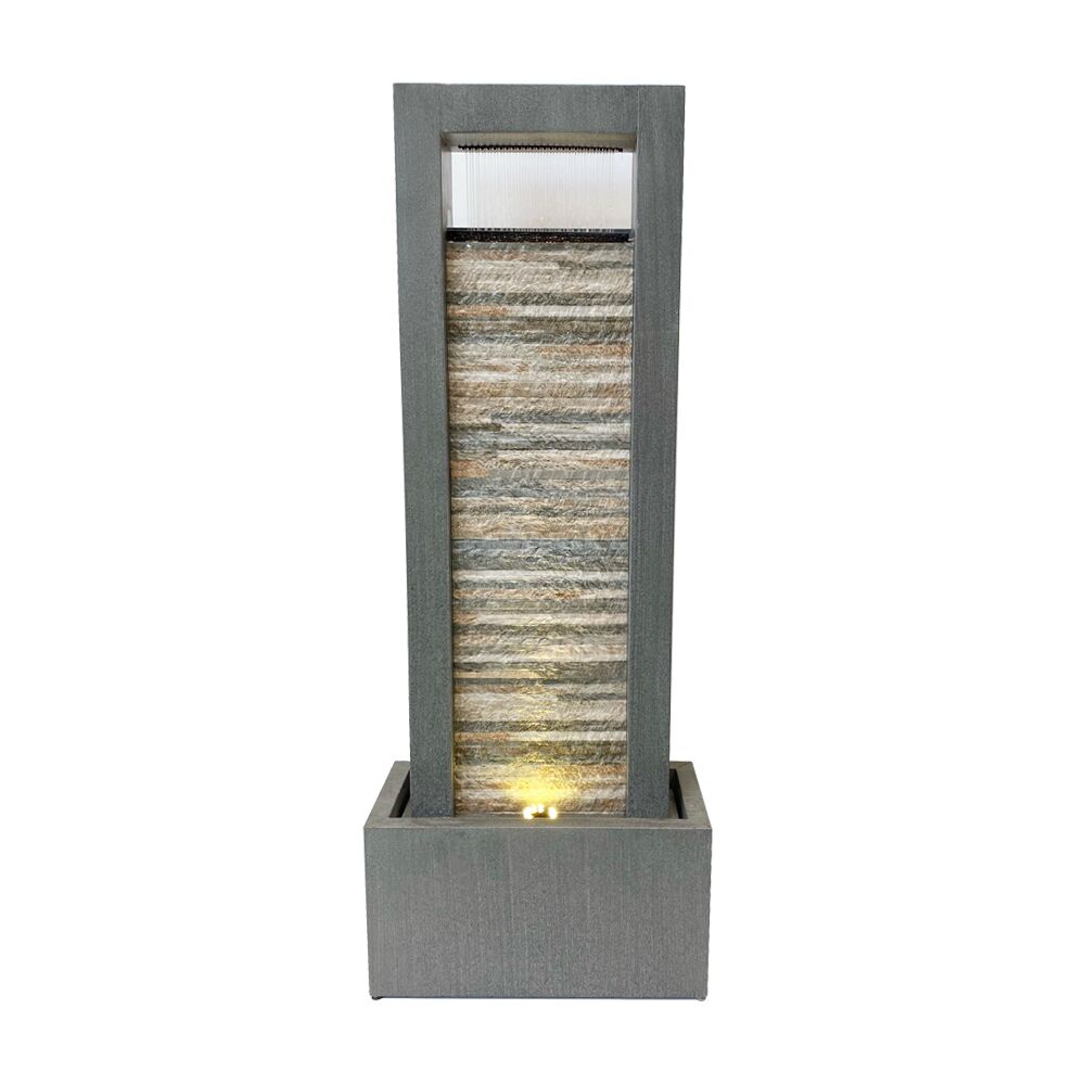 Raining Shower Panel Water Feature Fountain main view
