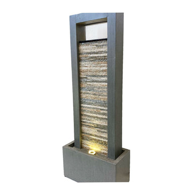 Raining Shower Panel Water Feature Fountain right view