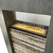 Raining Shower Panel Water Feature Fountain close up view