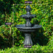 Solar Powered 3 Tiered Battery Outdoor Bird Bath with LED Lights Dimensions