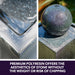 Solar Powered Water Feature Fountain with LED Lights closeup