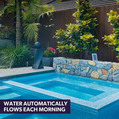 Solar Water Fountain Pump Twisted Design pool 