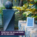 Solar Water Fountain Pump Twisted Design solar panel
